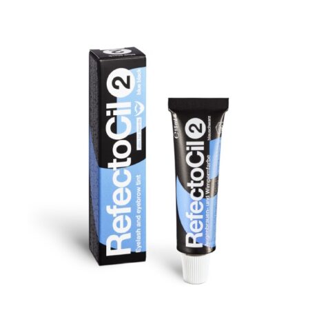 צבע שחור-כחול (2 No) לעיצוב ריסים