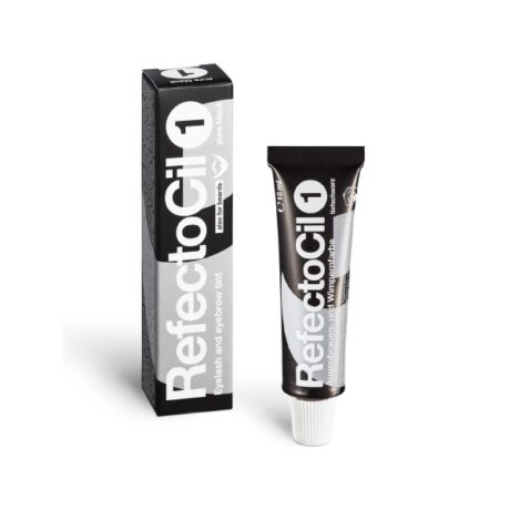 צבע שחור מבריק (1 No) לעיצוב גבות ריסים