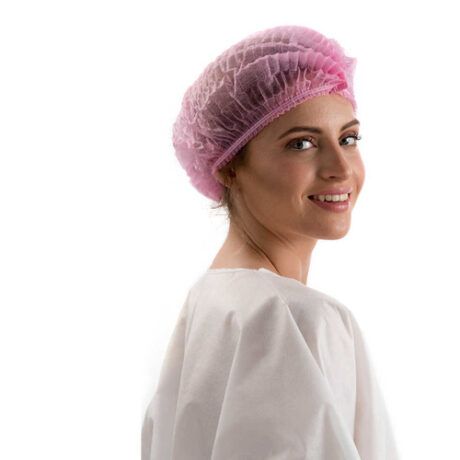 כובע לקוסמטיקה ורוד