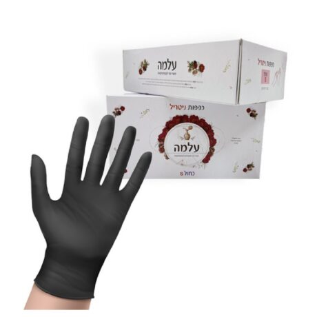 כפפות אלמה שחור